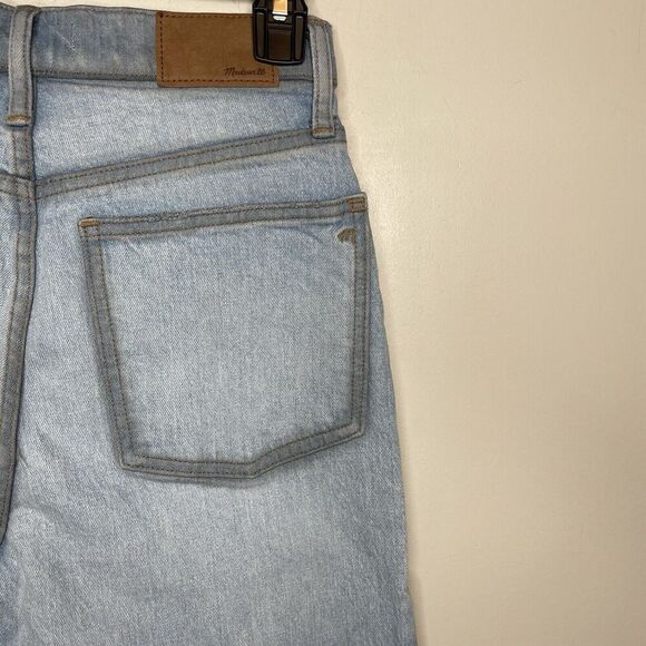 MADEWELL Jeans Women 26 Perfect Vintage Wide-Leg Crop Distressed Aged ND537 - Picture 9 of 15